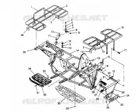PARAURTI / PORTAPACCHI MOUNTING  2X4 300 W957530 (4930053005A007)