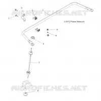 TORSION BAR, REAR