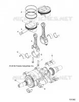 ENGINE, ALBERO MOTORE AND PISTON