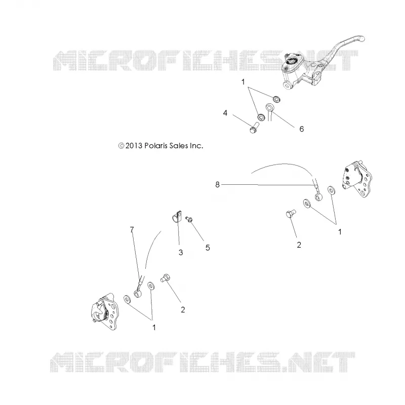FRENO ANTERIORE BRAKE LINES