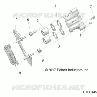 FRENO POSTERIORE CALIPER