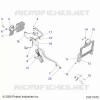ELETTRICO, HORN AND LICENSE PLATE BRACKET