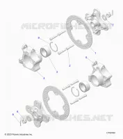 SUSPENSION, PORTAPACCHI POSTERIORE AND HUB