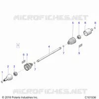 TRASMISSIONE, DRIVE SHAFT, FRONT