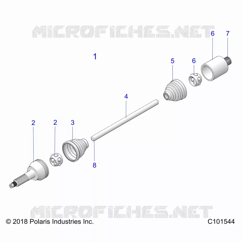 DRIVE TRAIN, DRIVE POSTERIORE ALBERO