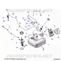 SERBATOIO DI CARBURANTE, EVAP