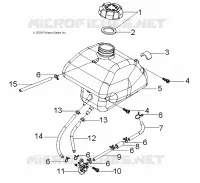 SERBATOIO DI CARBURANTE and HOSES