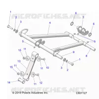 SUSPENSION, ANTERIORE COPPIA ARM