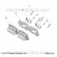 ENGINE, REED VALVE AND CORPO FARFALLATO ADAPTOR