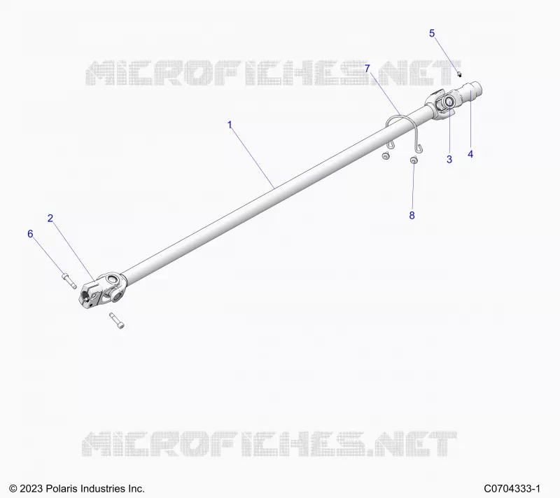 TRASMISSIONE, FRONT PROP SHAFT