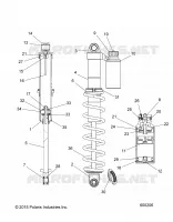 SUSPENSION, SHOCK, IFS W/RESERVOIR
