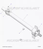 TRASMISSIONE, PROP SHAFT,MID, BEARING
