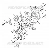 SCATOLA DEGLI INGRANAGGI   FRENO DI MONTAGGIO Sport 400L W98BA38C (4947234723B013)