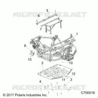CHASSIS, TELAIO PRINCIPALE AND SKID PLATES