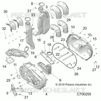 DRIVE TRAIN, COPERCHIO FRIZIONE AND DUCTING