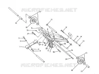 ANTERIORE COPPIA ARM  500 SP/500 SKS (4921262126029A)