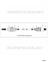 DRIVE TRAIN, POSTERIORE DRIVE SHAFT