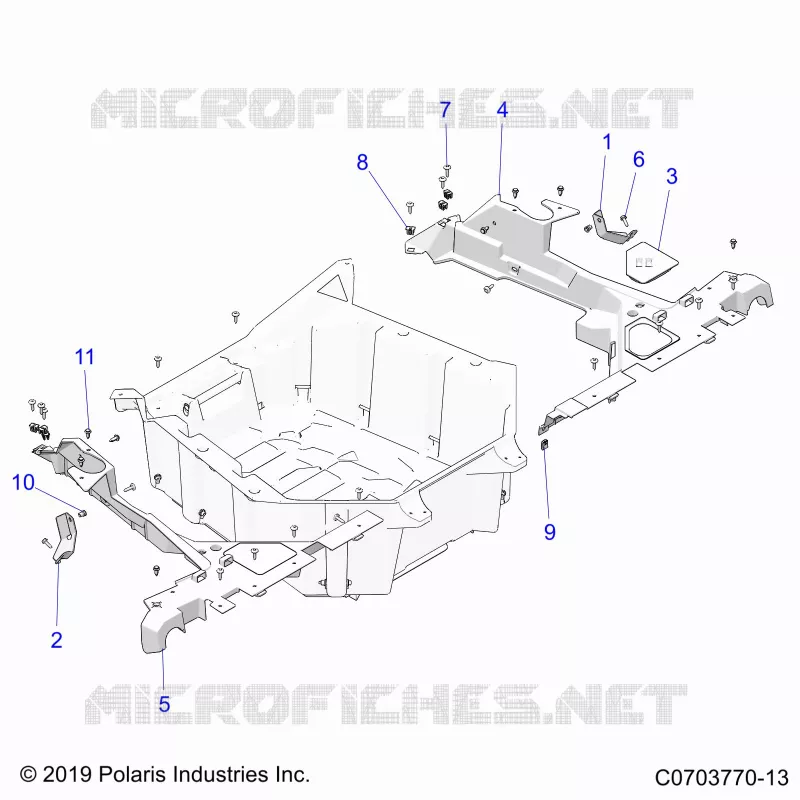 CARROZZERIA POSTERIORE RACK, MOUNTING