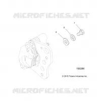 FRENO ANTERIORE CALIPER MOUNTING