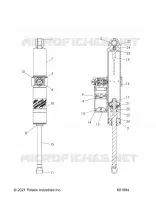 SUSPENSION, AMMORTIZZATORE POSTERIORE TRACK