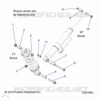 SUSPENSION, SHOCK MONTAGGIO, REAR SUSP.