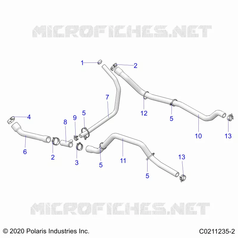 ENGINE, SISTEMA DI RAFFREDDAMENTO, HOSES