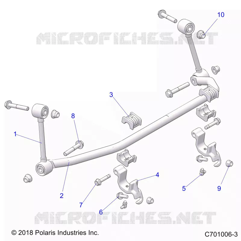 SUSPENSION, FRONT, BARRA DI STABILIZZAZIONE