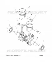 ENGINE, PISTONE & ALBERO MOTORE