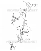 INSIEME DELLO STERZO POST  2x4 400L W957540 (4930093009B005)