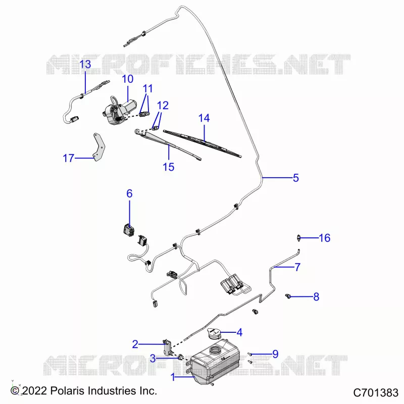 BODY, WATER BOTTLE PUMP ASM AND WIPER KIT