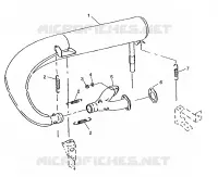 IMPIANTO DI SCARICO 500 INDY 0982764(A)(B) and EUROPEAN 500 INDY E982764A (4942104210C005)