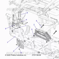 CHASSIS, MOTORE AND REAR DRIVELINE MOUNTING