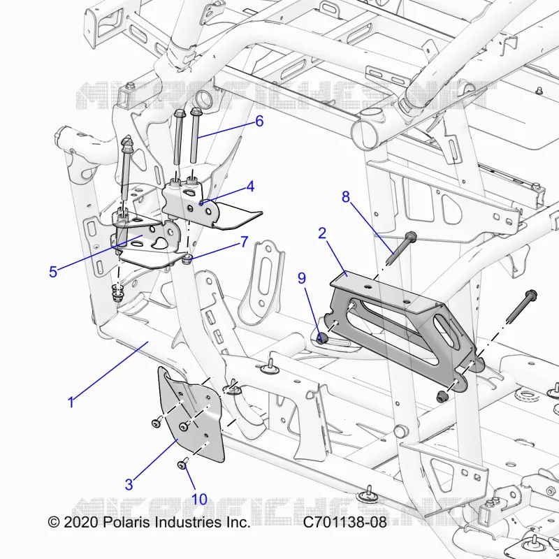 CHASSIS, MOTORE AND REAR DRIVELINE MOUNTING