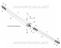 DRIVE TRAIN, FRONT AND REAR PROP ALBERO