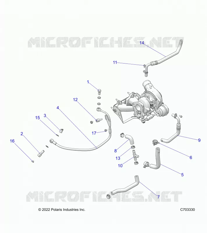 ENGINE, TURBO, COOLING AND OIL