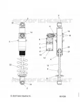 SUSPENSION, AMMORTIZZATORE POSTERIORE TRACK