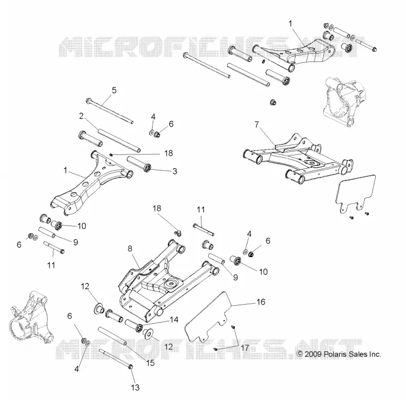 SOSPENSIONE POSTERIORE CONTROL ARMS