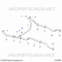 ENGINE, SISTEMA DI RAFFREDDAMENTO, HOSES