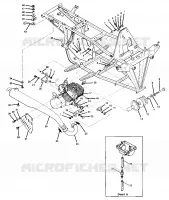 ENGINE AND SUPPORTO MARMITTA  (4916331633005A)