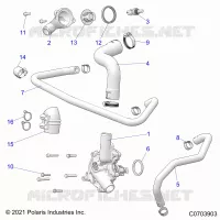 MOTORE, WATERPUMP AND BYPASS