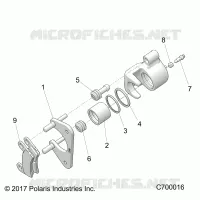FRENO POSTERIORE CALIPER