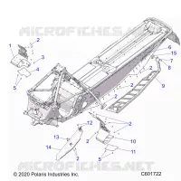 CHASSIS, PROTEZIONE FRIZIONE/FOOTRESTS/RUNNING BOARDS