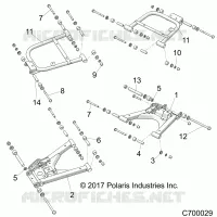 SOSPENSIONE POSTERIORE CONTROL ARMS
