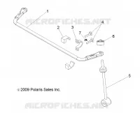 SUSPENSION, REAR BARRA DI STABILIZZAZIONE