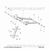SUSPENSION, ANTERIORE COPPIA ARM