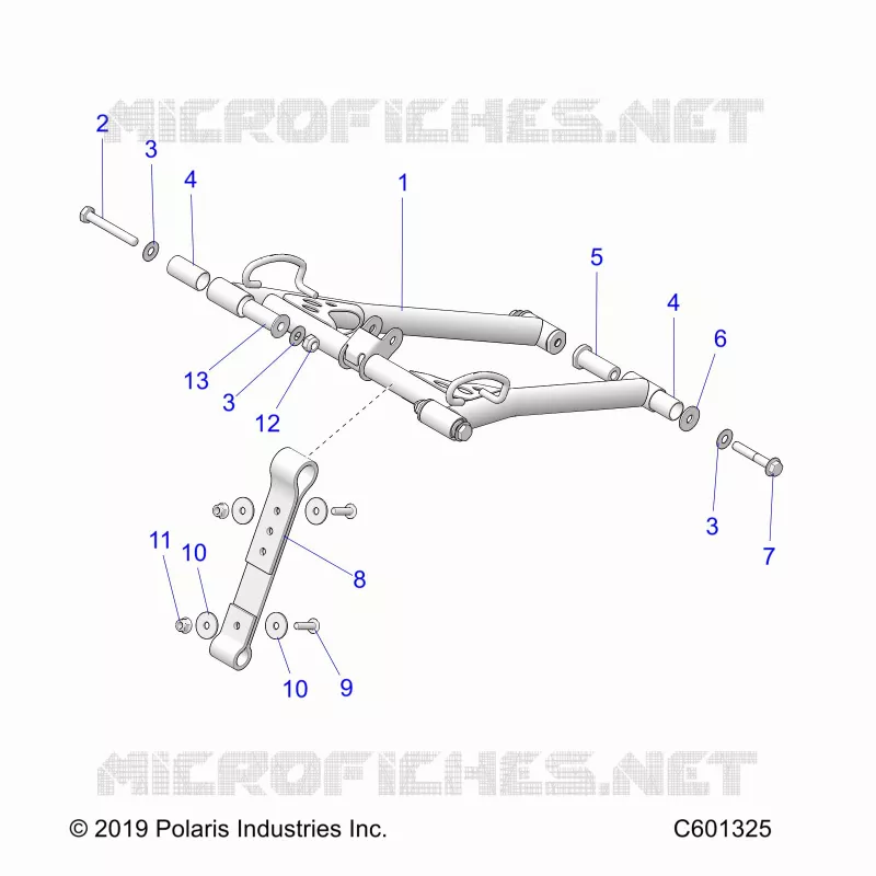 SUSPENSION, ANTERIORE COPPIA ARM