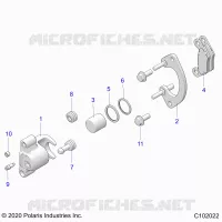 FRENO ANTERIORE CALIPER