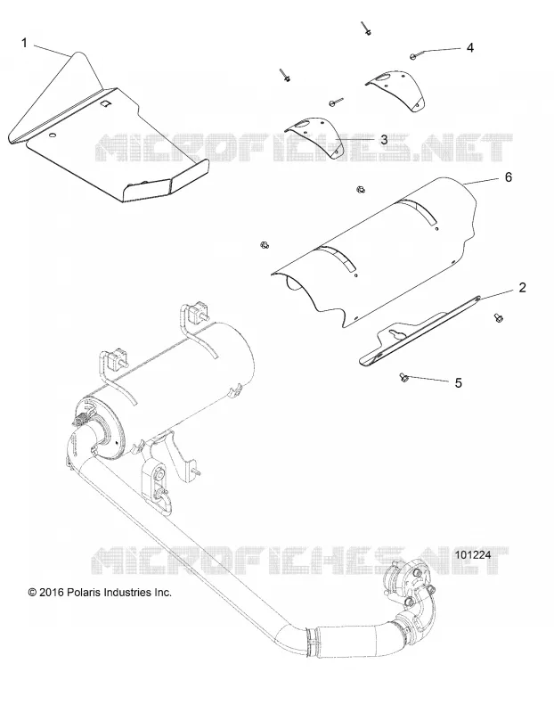 ENGINE, IMPIANTO DI SCARICO, SHIELDS