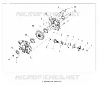 DRIVE TRAIN, POSTERIORE GEARCASE INTERNALS