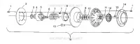 FRIZIONE DRIVEN 500 0972764,  EUROPEAN 500 E972764, 500 SKS 0972564,  EUROPEA (4938393839C009)
